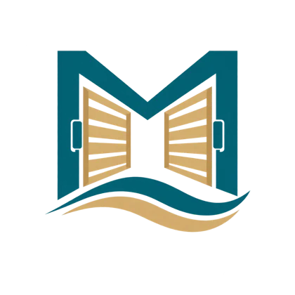 Logotipo de Puertas Automáticas Mazarrón